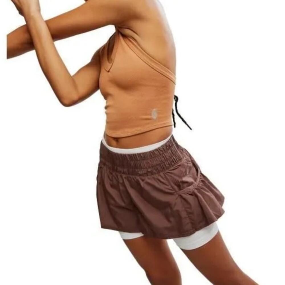 Free people movement all clear V-neck Cami twig light brown XL - Picture 5 of 6